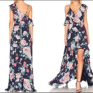 Yumi Kim Butterfly Kiss Maxi Dress Navy Size XS